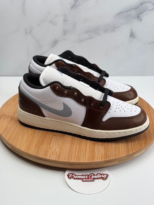 Jordan 1 Low Mocha Blue Grey GS (2024)