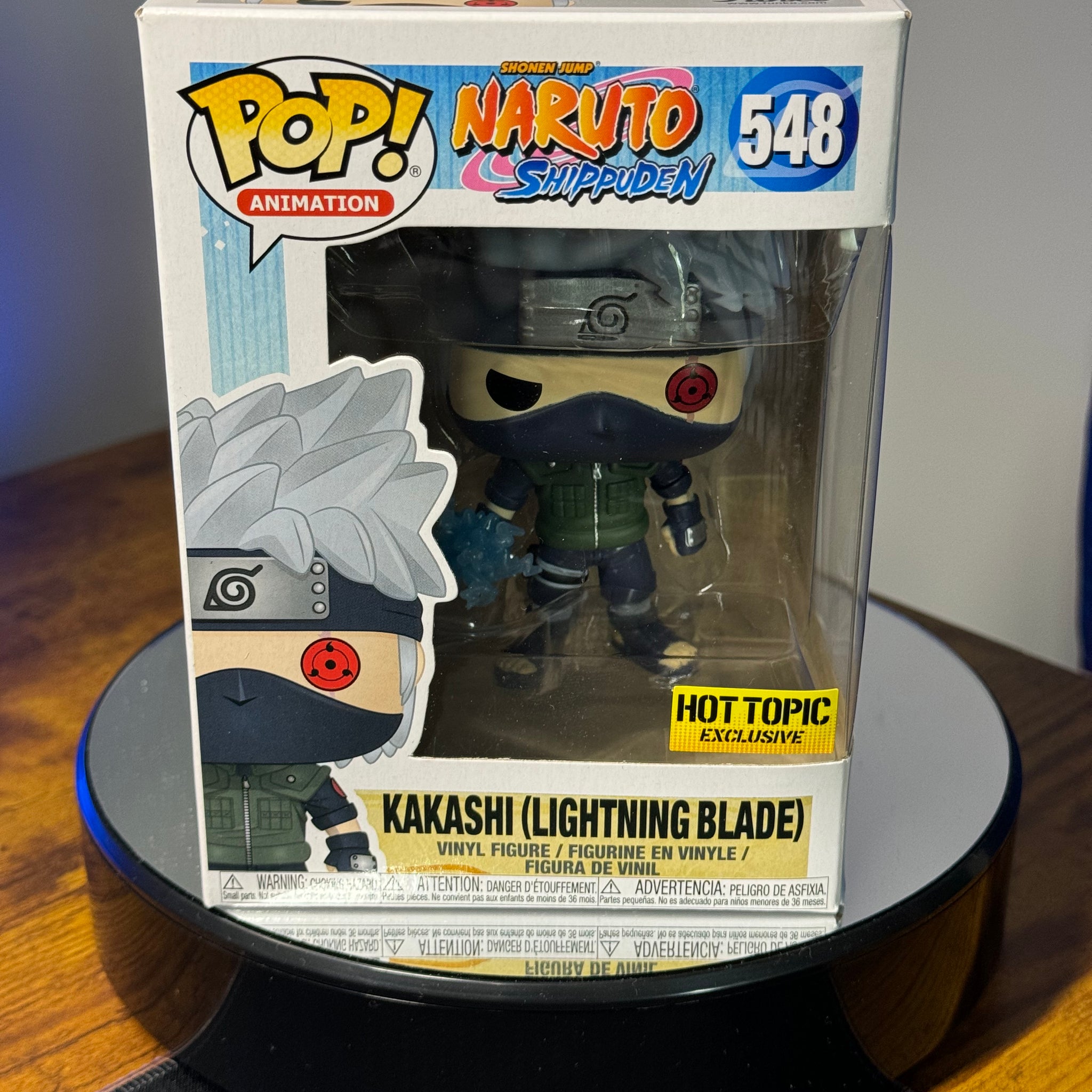 Naruto Shippuden Kakashi (Lighting Blade) Funko Pop! Vinyl Figure #548 - Hot Topic Exclusive