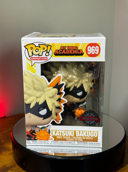 My Hero Academia Katsuki Bakugo Funko Pop! Vinyl Figure #969 - Special Edition Sticker