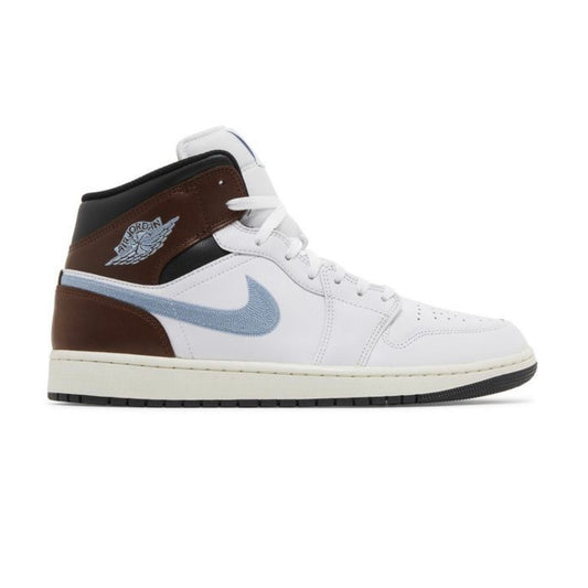 Jordan 1 Mid Brown Blue Grey GS (2024)