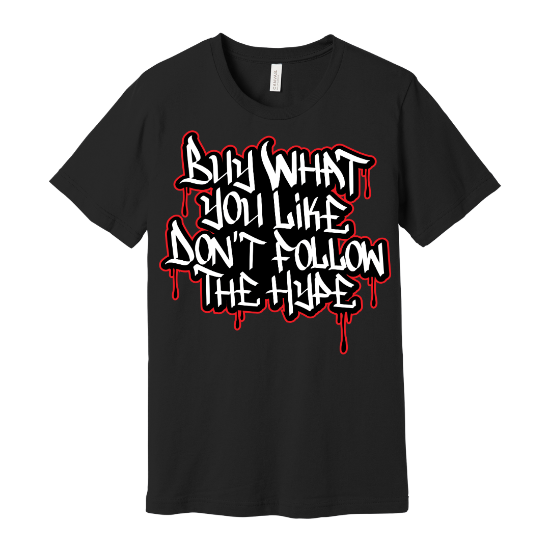 Buy What You Like T-shirt | Black