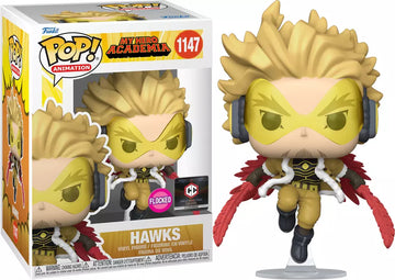 My Hero Academia Hawks Flocked Funko Pop! Vinyl Figure #1147 - Chalice Collectibles Exclusive