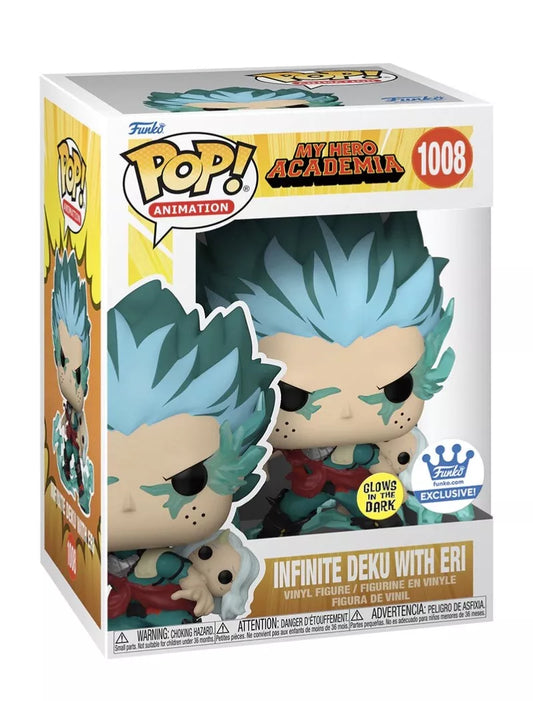 My Hero Academia Infinite Deku with Eri Funko Pop! Vinyl Figure #252 - GITD Funko Exclusive